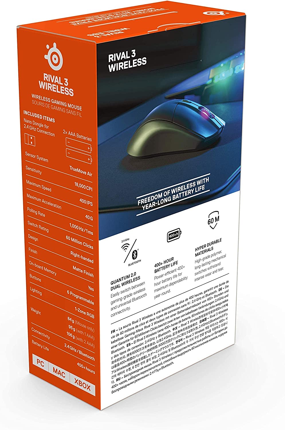 SteelSeries Rival 3 Wireless Gaming Mouse – Nerdie Lab